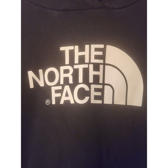 The North Face Women Size Large Black And White Logo Hoodie - Picture 2 of 5